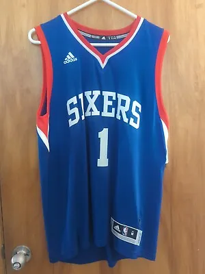 Adidas Swingman Philadelphia 76ers Michael Carter-Williams Blue Jersey Size M • $50