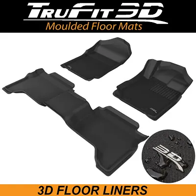 $219 • Buy Trufit Floor Liners For Ford Ranger PX3 Dual Cab 2018-2021 3D Rubber Floor Mats