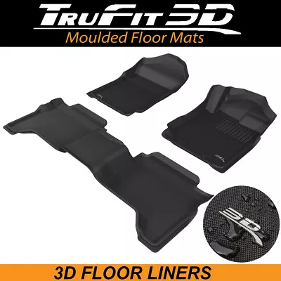 Trufit Floor Liners For Ford Ranger Raptor PX3 2018-2021 3D Rubber Floor Mats • $249