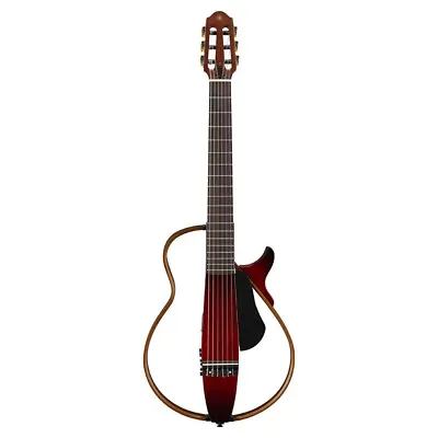 Yamaha SLG200N CRB Silent Acoustic Electric Guitar Nylon String Model With Case • £520.63