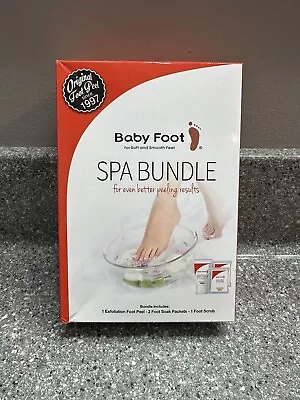 Baby Foot Spa Bundle Includes The Original Peel 2 Foot Soaks & Foot Scrub • $18.99