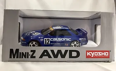 Kyosho MINI-Z AWD CALSONIC SKYLINE R32 GT-R 1990 #12 MA-020 32618CS Drift • $258.30