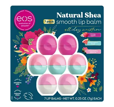 EOS Lip Balm 7 Pack Natural Shea • $19.79