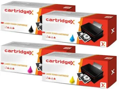 4 Non-OEM Toner Cartridge Set For Samsung CLP-300N CLX-2160 CLX-2160N CLP-300 • £33.95