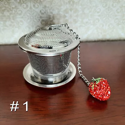 Stainless Steel Tea Infuser Loose Leaf Tea Strainer Herbal Spice Filter • $8