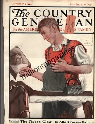 1922 Country Gentleman December 9  J F Kernan Sad Iron; Albert Payson Terhune • $39