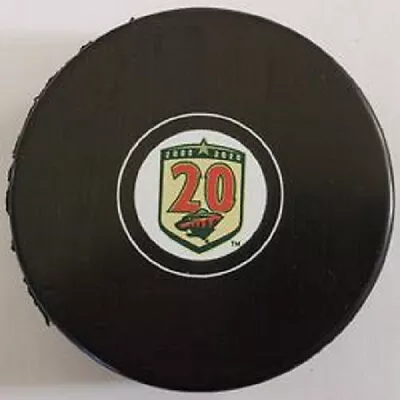2021 MINNESOTA WILD 20th Anniversary Autograph Model Small Logo NHL PUCK - #4L • $9.99