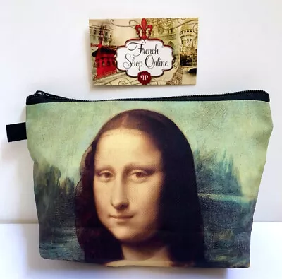 Leonardo Da Vinci Mona Lisa Cosmetic Bag • $6.41