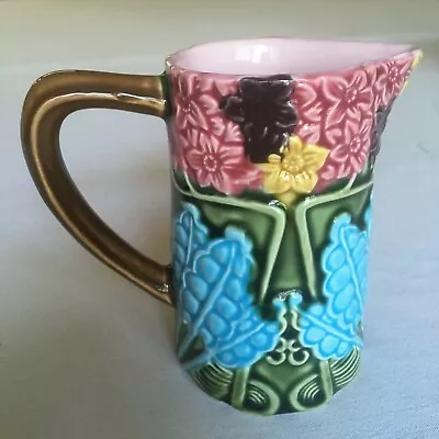 Andrea By Sadek J. Willfred  Majolica Creamer Pitcher. Multicolor • $18