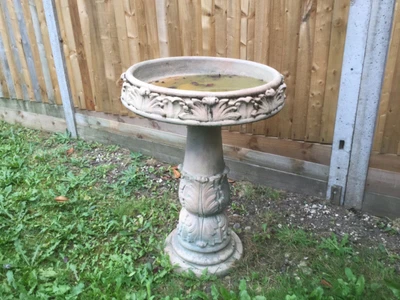 £80 • Buy 2 Piece Ornate Ceramic Bird Bath