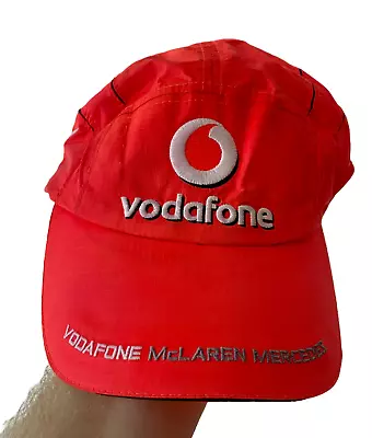 Vintage Vodafone McLaren Mercedes Racing Hamilton Cap Hat Rare One Size • $30