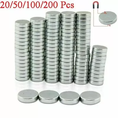 Super Strong N35 Round Disc Neodymium Mini Fridge Magnet Rare Earth 4X2mm 10x3mm • $5.93