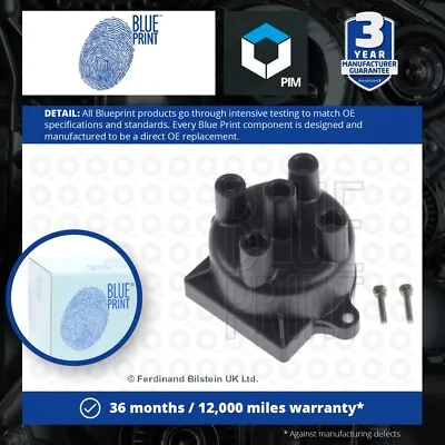 Distributor Cap Fits HONDA INTEGRA DA4 1.5 85 To 89 D15A1 Blue Print 30102PD2006 • $11.45