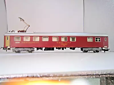 Marklin Ho Scale Sbb-cff Restaurant Car Very Rare 518588-30009 • $34.99