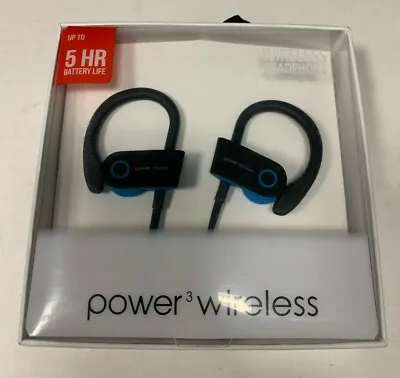 Power3 Sports Wireless In-Ear Headphones - Blue • $9.99