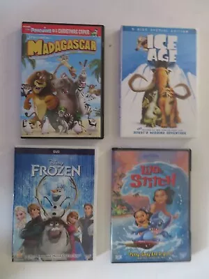 Lot Of 4 Vintage Children's  Cartoon DVDs All  In Cases Various MOVIES Very Good • $3.99