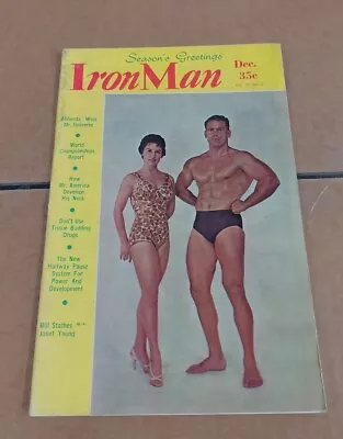 £5.99 • Buy Iron Man Vol 22 No 2 Bodybuilding Muscle Magazine Arnold Schwarzenegger Ironman