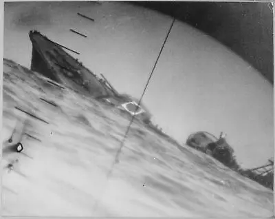 WWII Torpedoed Japanese Destroyer USS Nautilus Or Wahoo Digitally Enhanced Photo • $7.95