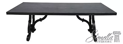 L61569EC: Black Rustic Finish Modern Farm Table • $1695