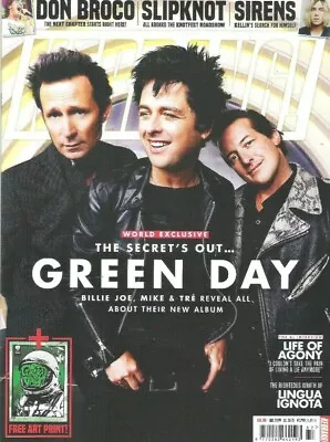 £5 • Buy Kerrang #1790 Green Day:don Broco:slipknot:sirens + Posters + Art Print