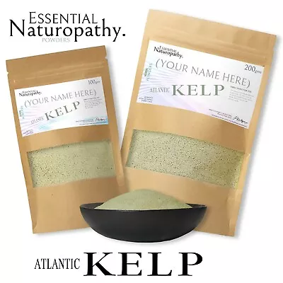 KELP POWDER ATLANTIC 100% Certified Organic IODINE MINERAL RICH Premium Quality  • $20