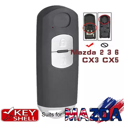 Replacement Smart Remote Key Shell Case Fob 2 Button For Mazda 2 3 6 CX3 CX5 • $22.90