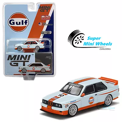 Mini GT 1:64 BMW M3 E30 Gulf #314 • $14.99