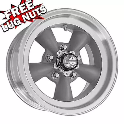 14 Inch 14x6 American Racing TORQ THRUST D GRAY Wheels Rims 5x4.75 5x120.65 -2 • $564