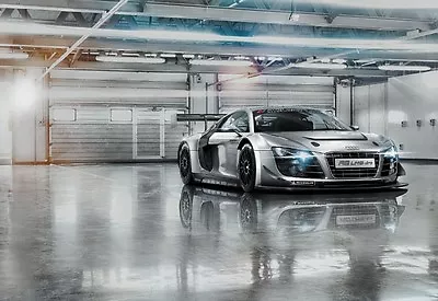 368x254cm Giant Wall Mural Photo Wallpaper Audi R8 Chlildrens Room Decor Car • £58.99