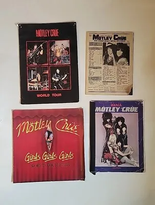 Vintage 1983 MOTLEY CRUE  Lot SHOUT AT Devil GIRLS Tour Book Lot RARE Program  • $105
