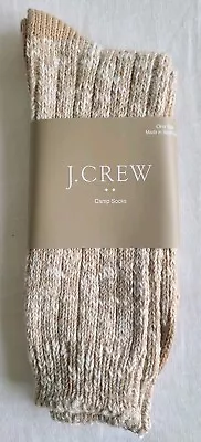 NWT J.crew Marled Camel Camp Socks One Size • $12