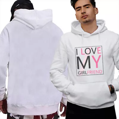 New Hoodie I Love My Girl Friend Hoodie Cotton Pullover • $39.49