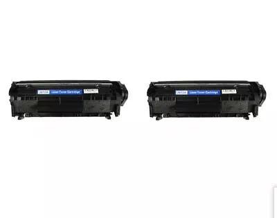 2x Generic Q2612A Toner For HP LaserJet 1018 1020 1025 3055 12A 1010 Printer • $24