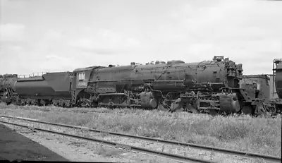 Great Northern GN Railroad 2048 2-8-8-2 Grand Forks MN 8-1955 Negative 4985 • $14.99