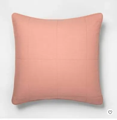 Hearth & Hand With Magnolia Quilted Pillow Sham Copper EURO New • $25