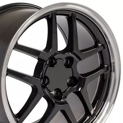 18 Inch Black 5124 Rear Rim Fits C4 & C5 Corvette Camaro C5 Z06 Style Wheel • $320.90