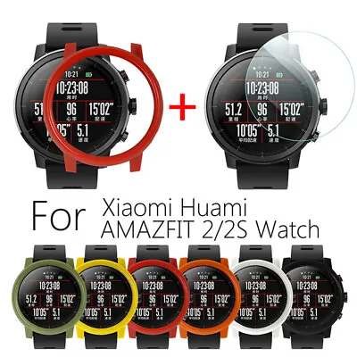 New PC Case Cover For Xiaomi Huami AMAZFIT 2/2S Stratos Watch + Screen Protector • $14.62