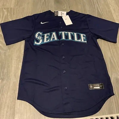 Nike Seattle Mariners Blue/Silver Jersey #27 WInker Men’s Size: Large NWT • $52