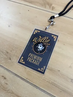 WILLIE NELSON Premium Package Concert Pass With Lanyard • $14.95