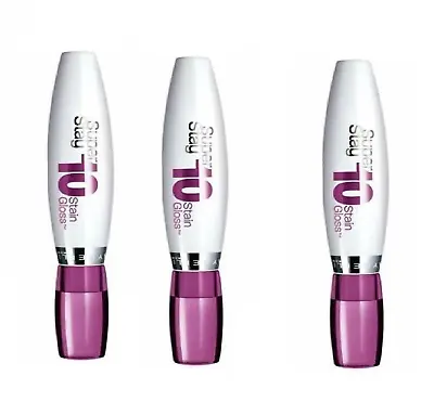 Maybelline New York Superstay 10 Hour Stain Gloss Luxurious Lilac ( 3 Pack ) • $9.25