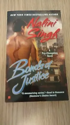 £1 • Buy Bonds Of Justice By Nalini Singh (Psy/Changelings) Paperback 