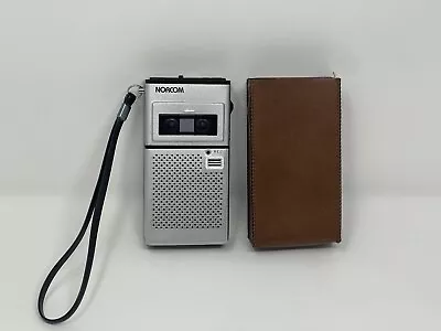 £34.09 • Buy Norcom 2500 Hand Held Micro-Cassette Tape Voice Recorder W/ Leather Case EUC