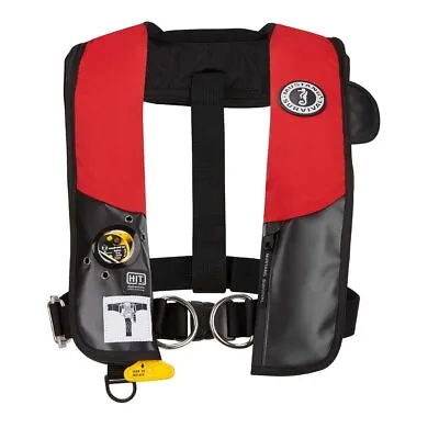 Mustang HIT Hydrostatic Inflatable PFD W/Sailing Harness - Red/Black -... • $299.99