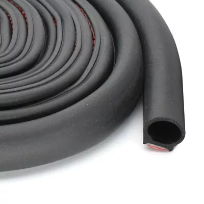 6M DShape Car Universal Door Rubber Seal Trim Strip Weatherstrip Edge Cover/ • $13.89