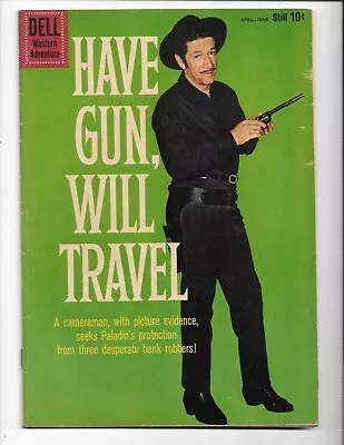 Have Gun Will Travel 5 - F- 5.5 - Paladin  - Richard Boone Photo Cover (1960) • $24