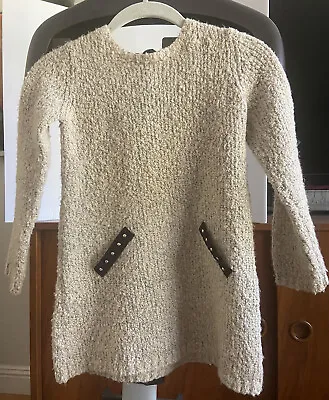 $15 • Buy Zara Girls Sweater Dress Size 5/6