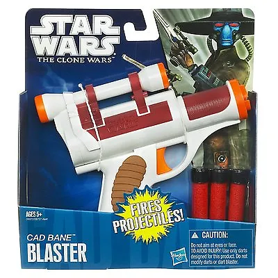$33 • Buy Star Wars The Clone Wars Cad Bane Dart Blaster Gun Age 5+ New Toy Play Gift Set
