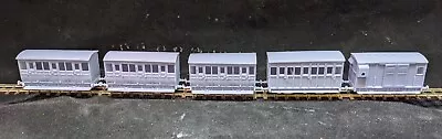 £125 • Buy OO9 / 009 Narrow Gauge Talyllyn Coach Set Nos. 1-5 