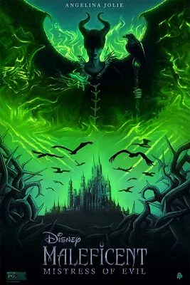 Maleficent Mistress Of Evil Movie 2019 Wizarder Wall Art Home - POSTER 20x30 • $23.99