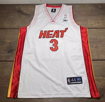 Miami Heat Dwyane Wade #3 Jersey Reebok Basketball NBA Reebok Team Apparel Sz 44 • $32.99